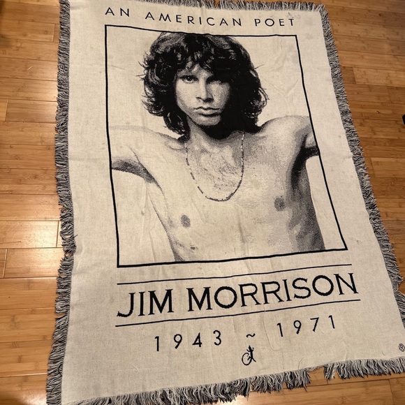 Other - The Doors Jim Morrison Woven Throw Blanket American Poet